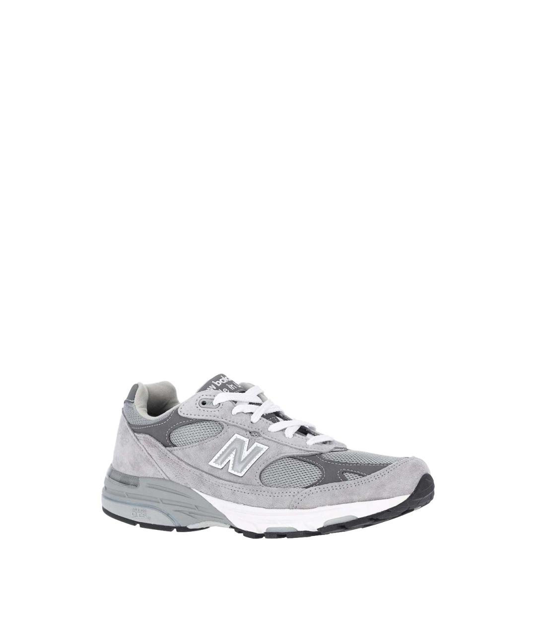 NEW BALANCE Серые замшевые кроссовки, фото 2