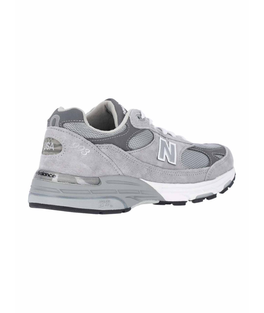 NEW BALANCE Серые замшевые кроссовки, фото 4