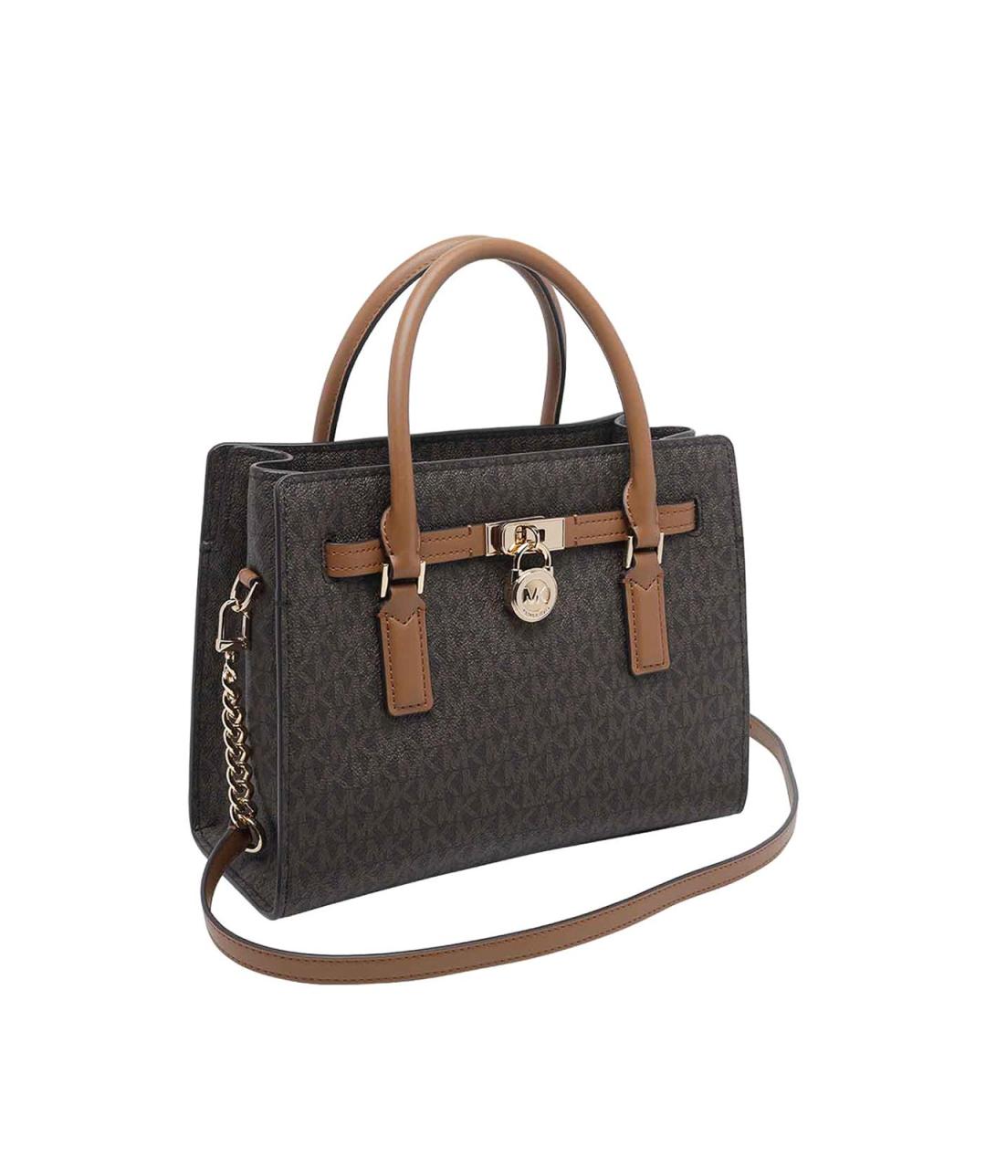 MICHAEL MICHAEL KORS Коричневая сумка с короткими ручками, фото 2