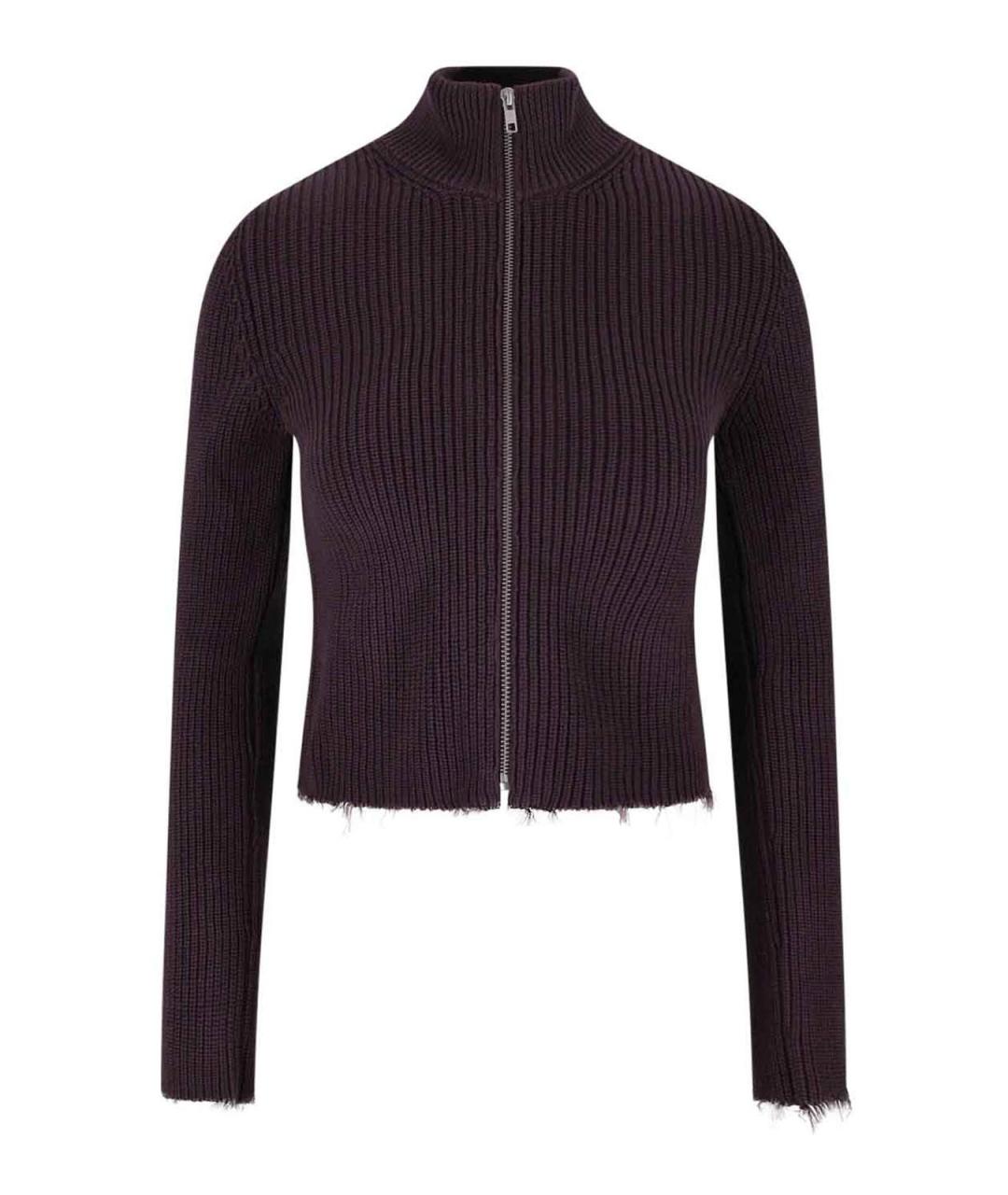 MM6 MAISON MARGIELA Коричневый хлопковый кардиган, фото 1