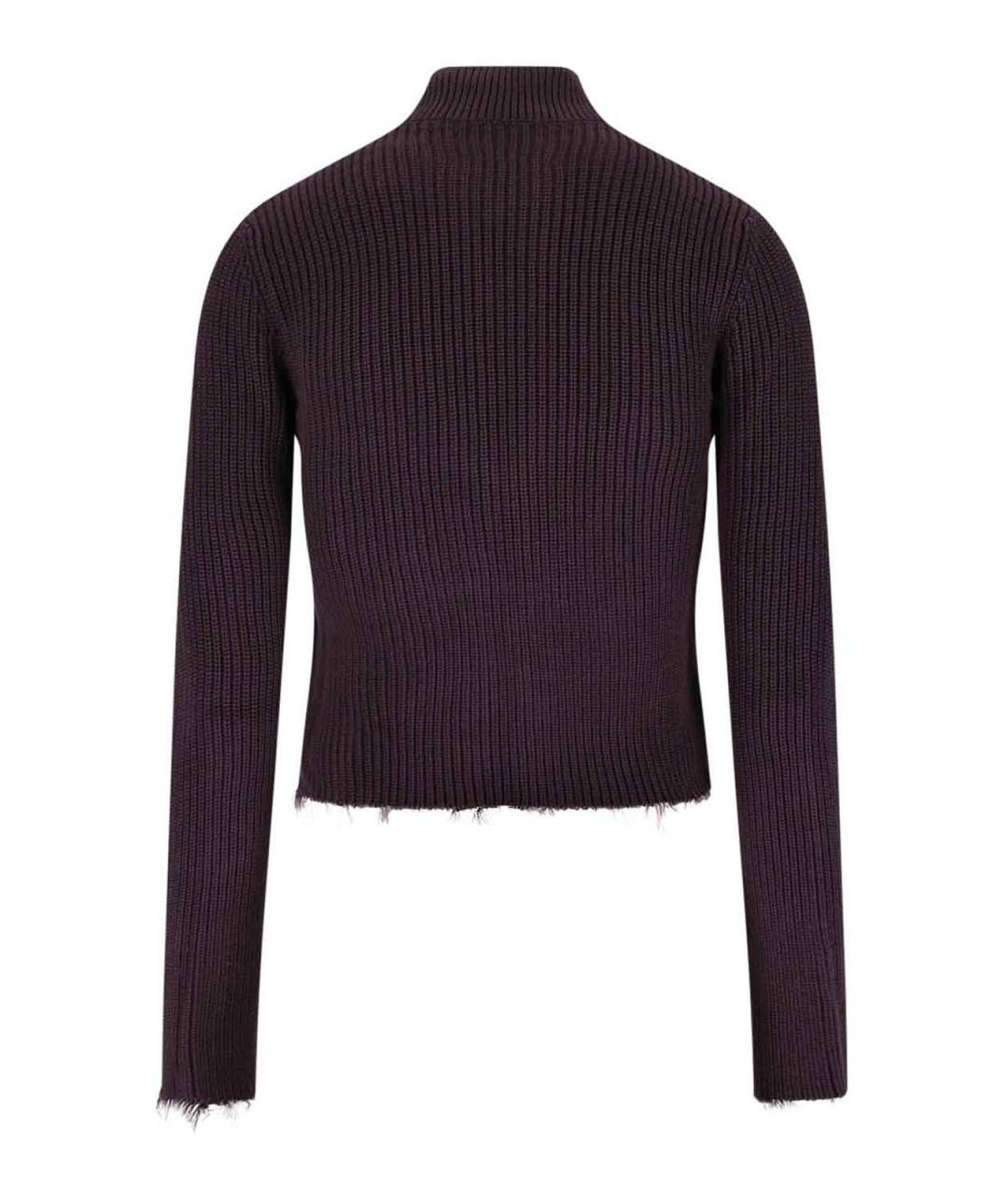 MM6 MAISON MARGIELA Коричневый хлопковый кардиган, фото 2