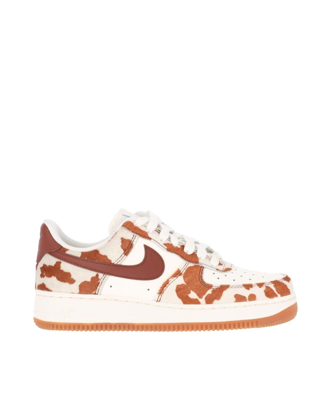NIKE Коричневые кожаные кроссовки, фото 1