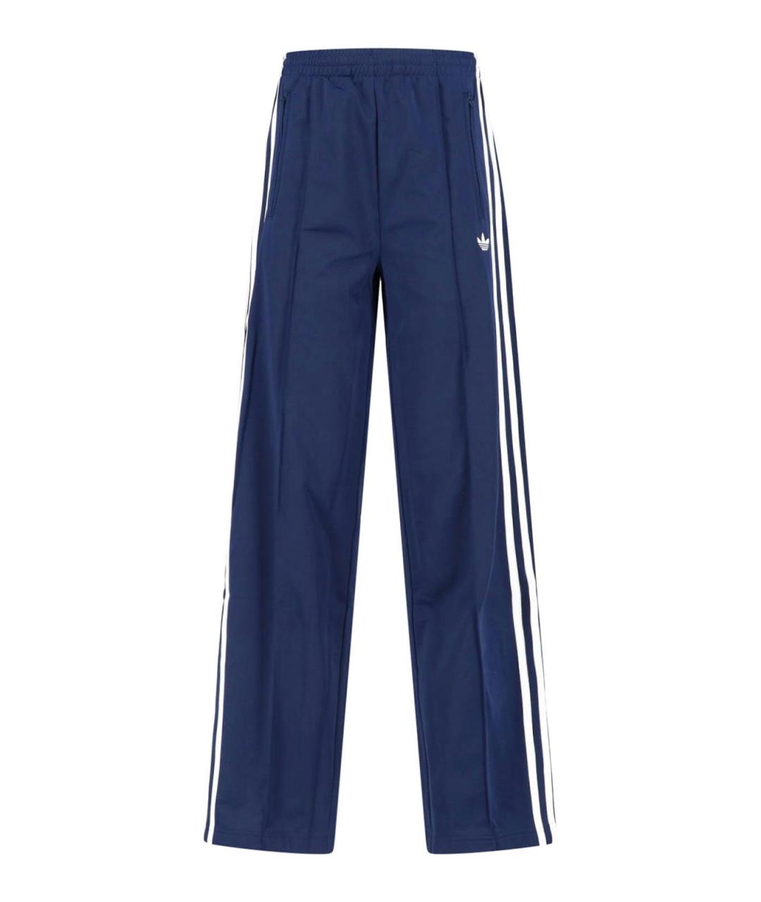 ADIDAS Синие полиэстеровые спортивные брюки и шорты, фото 1