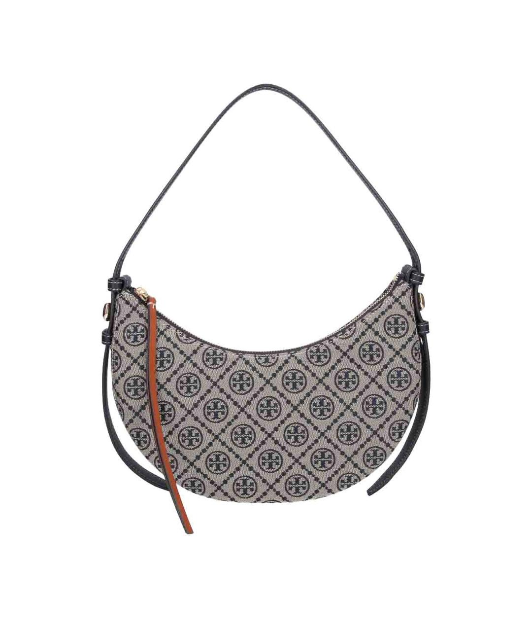 TORY BURCH Синяя хлопковая сумка через плечо, фото 1