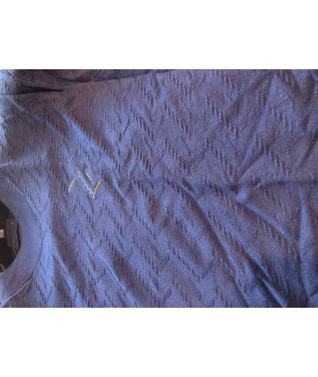 ARMANI COLLEZIONI Синий джемпер / свитер, фото 4