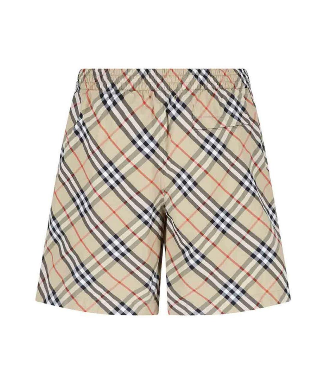 BURBERRY Бежевые полиамидовые плавки, фото 2