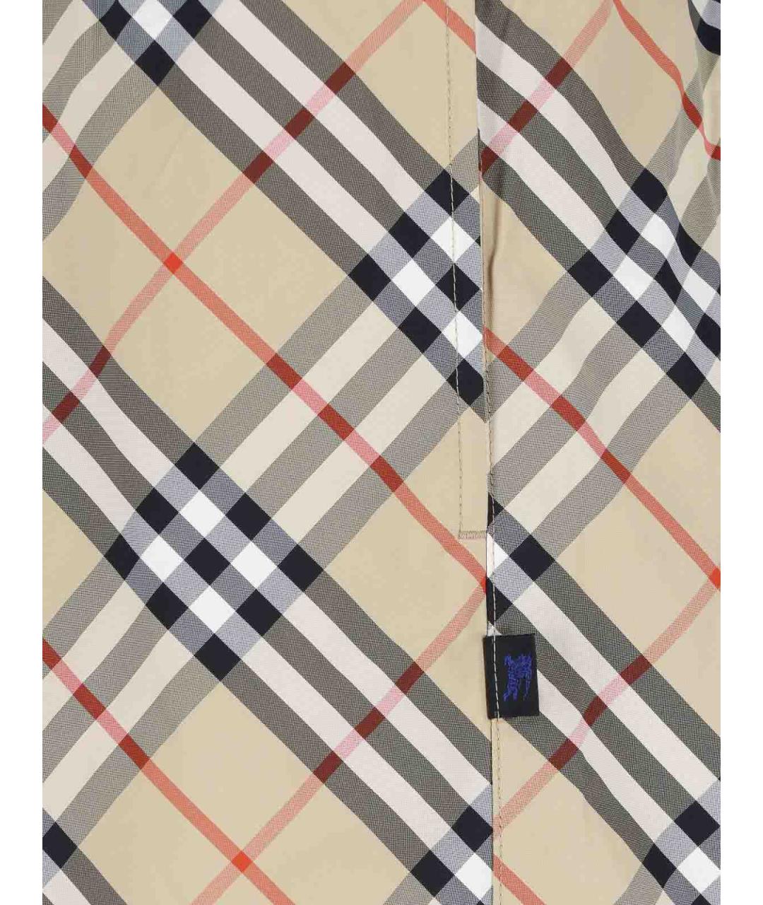 BURBERRY Бежевые полиамидовые плавки, фото 5