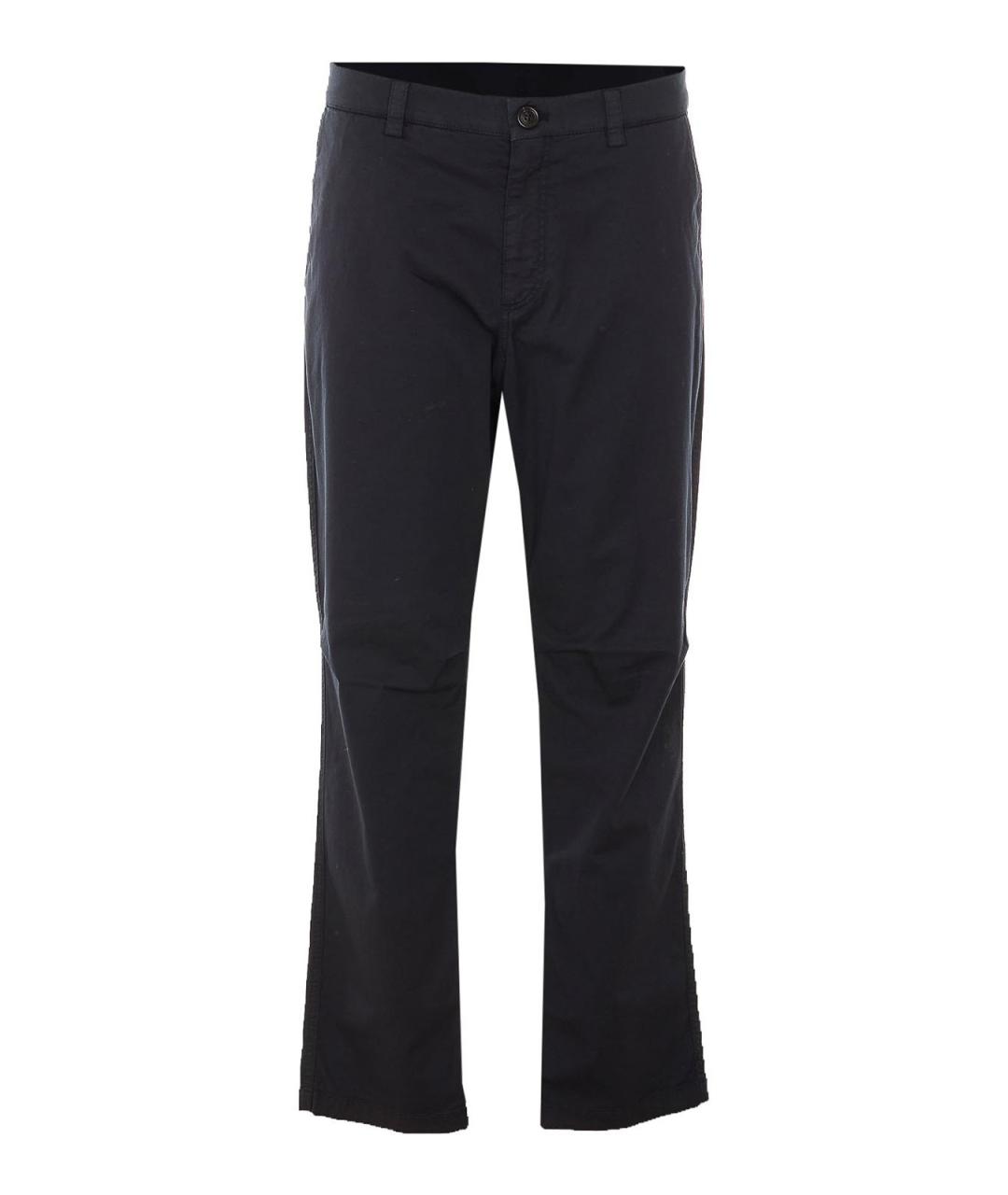 BRUNELLO CUCINELLI Синие хлопковые повседневные брюки, фото 1