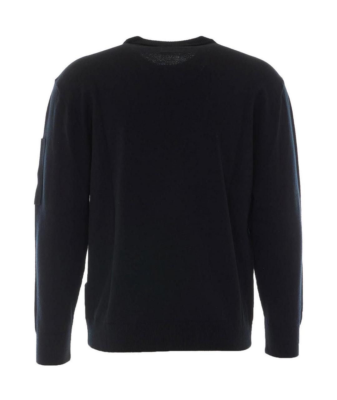 CP COMPANY Черный шерстяной джемпер / свитер, фото 2