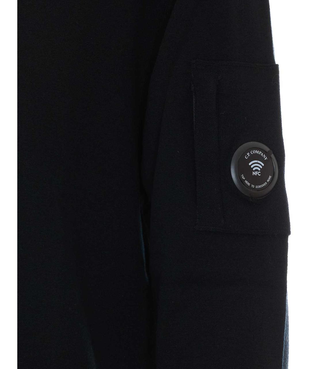 CP COMPANY Черный шерстяной джемпер / свитер, фото 3