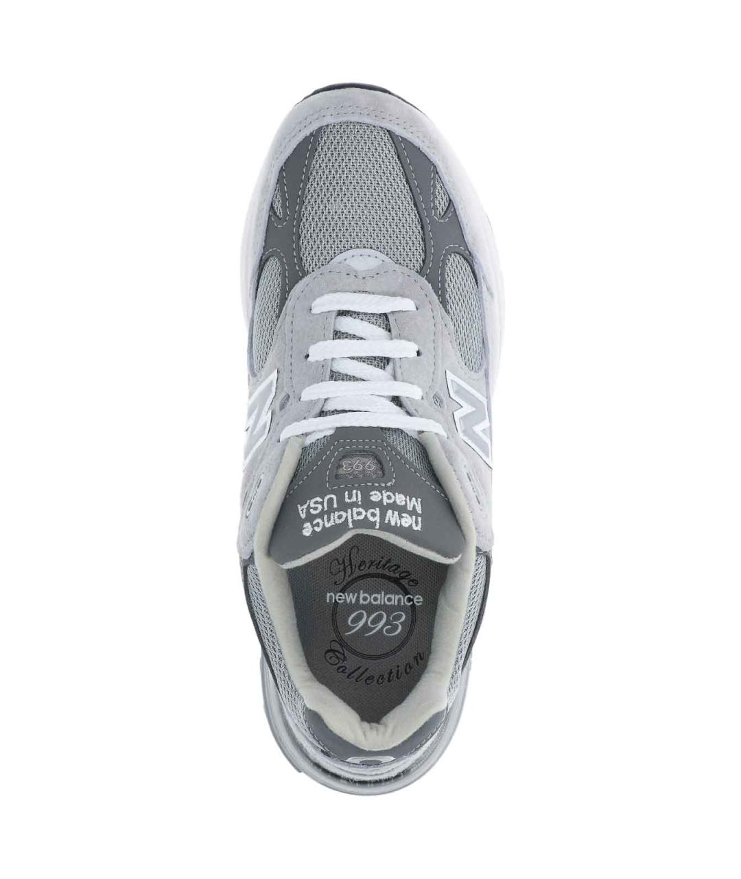 NEW BALANCE Серые замшевые кроссовки, фото 5