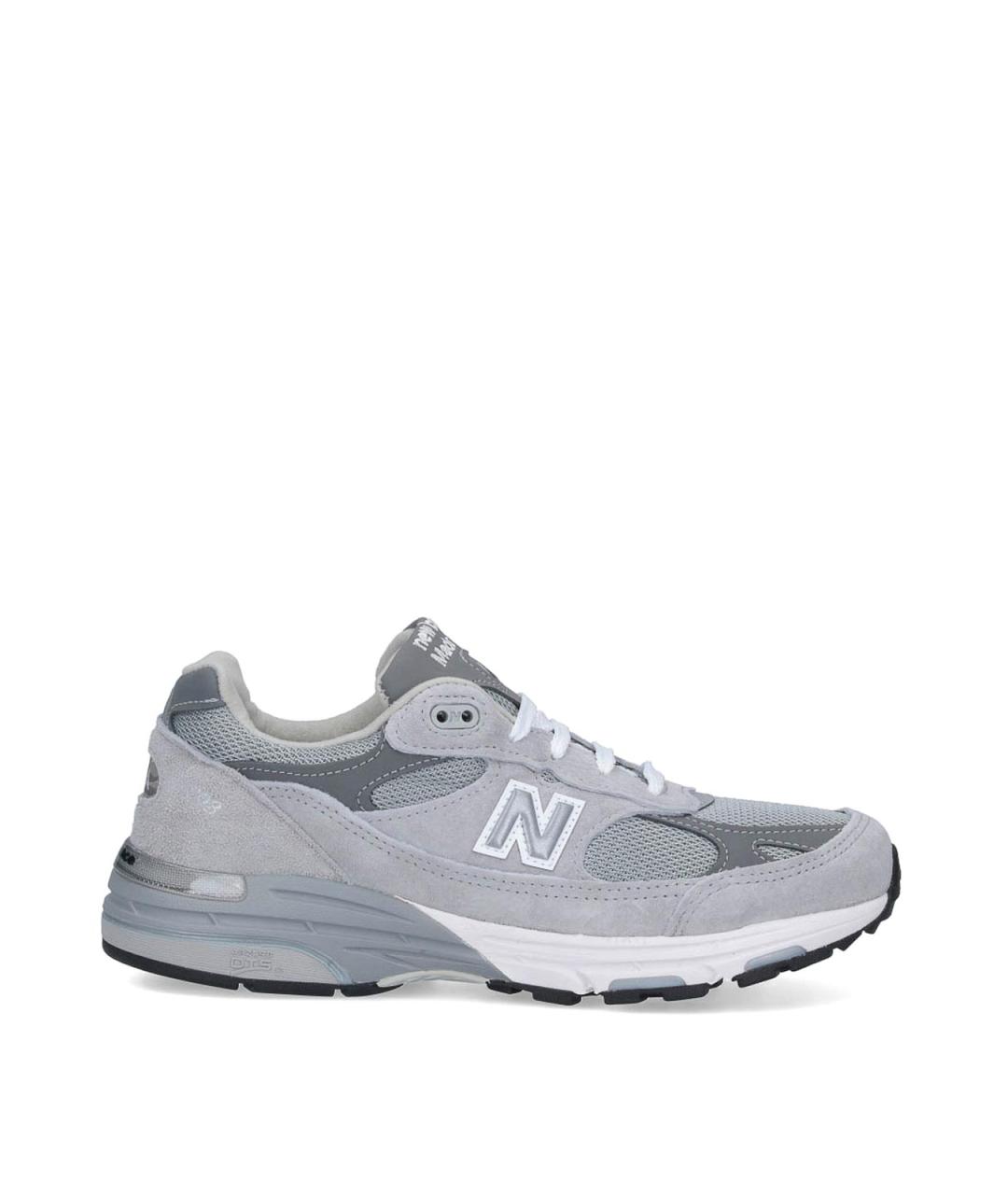 NEW BALANCE Серые замшевые кроссовки, фото 1