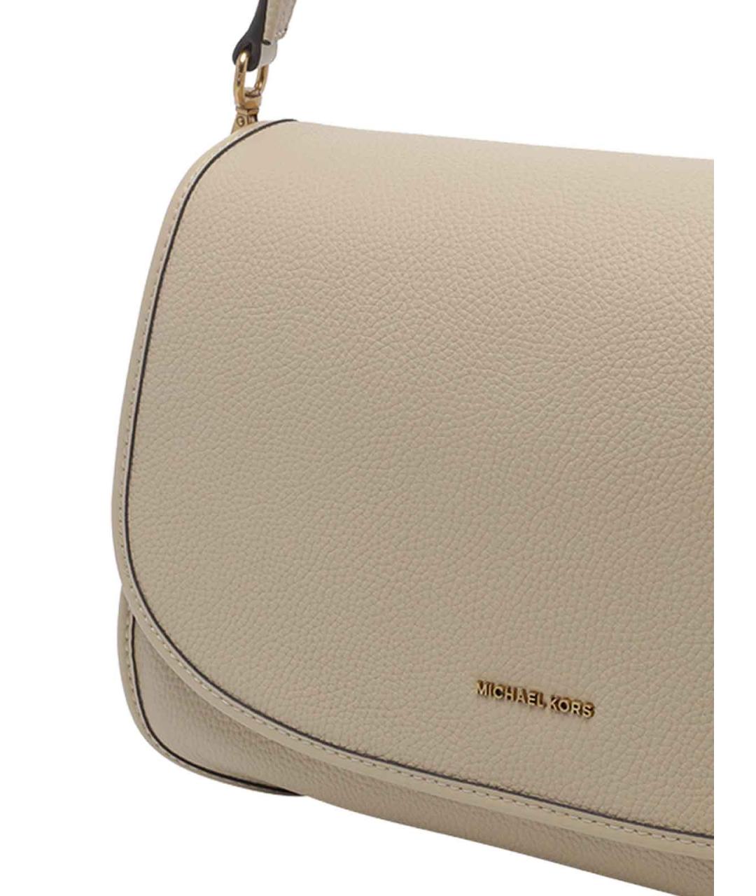 MICHAEL MICHAEL KORS Хаки кожаная сумка через плечо, фото 4