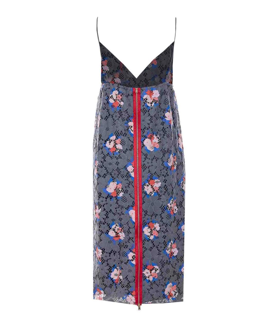 FENDI Мульти хлопковое повседневное платье, фото 2