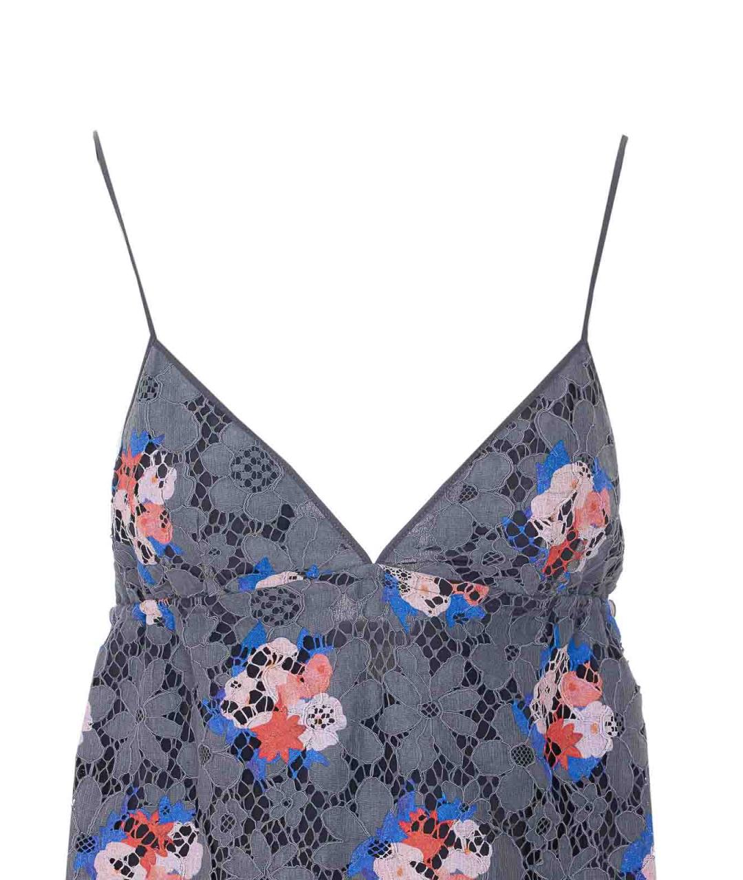 FENDI Мульти хлопковое повседневное платье, фото 4