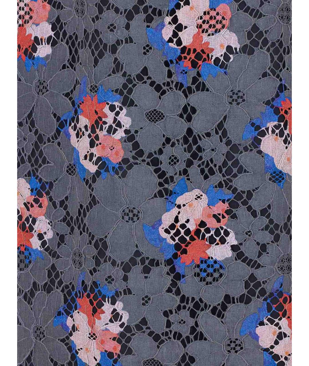 FENDI Мульти хлопковое повседневное платье, фото 3