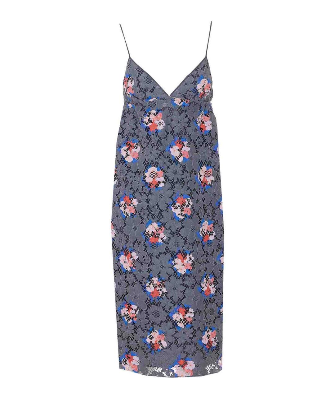 FENDI Мульти хлопковое повседневное платье, фото 1