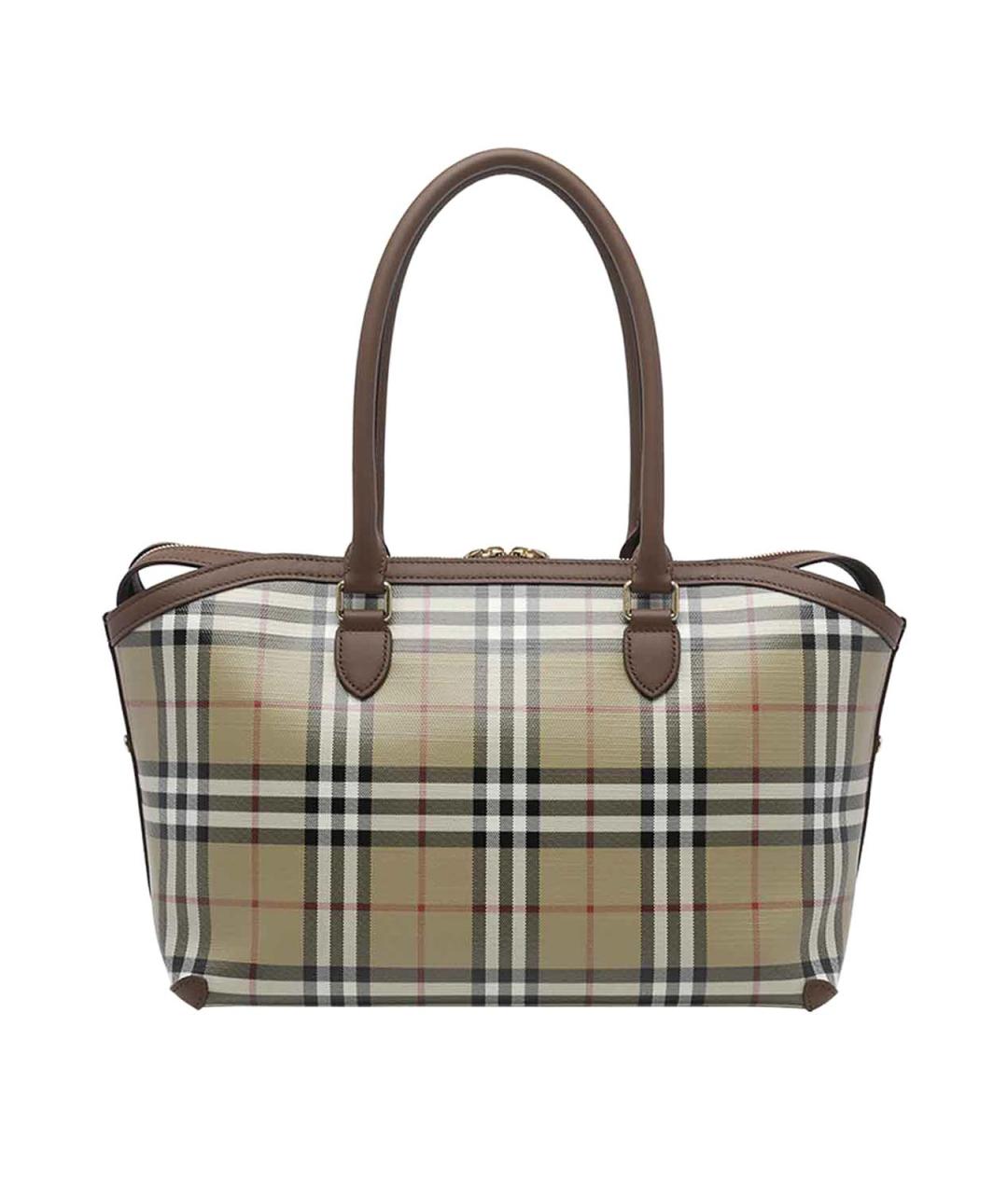 BURBERRY Мульти хлопковая сумка тоут, фото 3