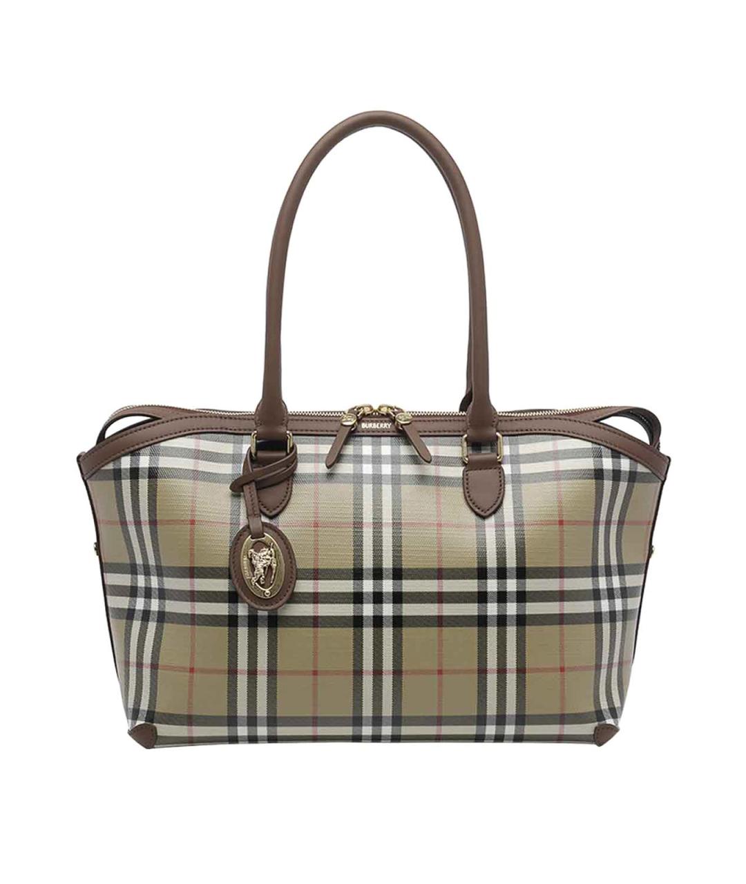 BURBERRY Мульти хлопковая сумка тоут, фото 1