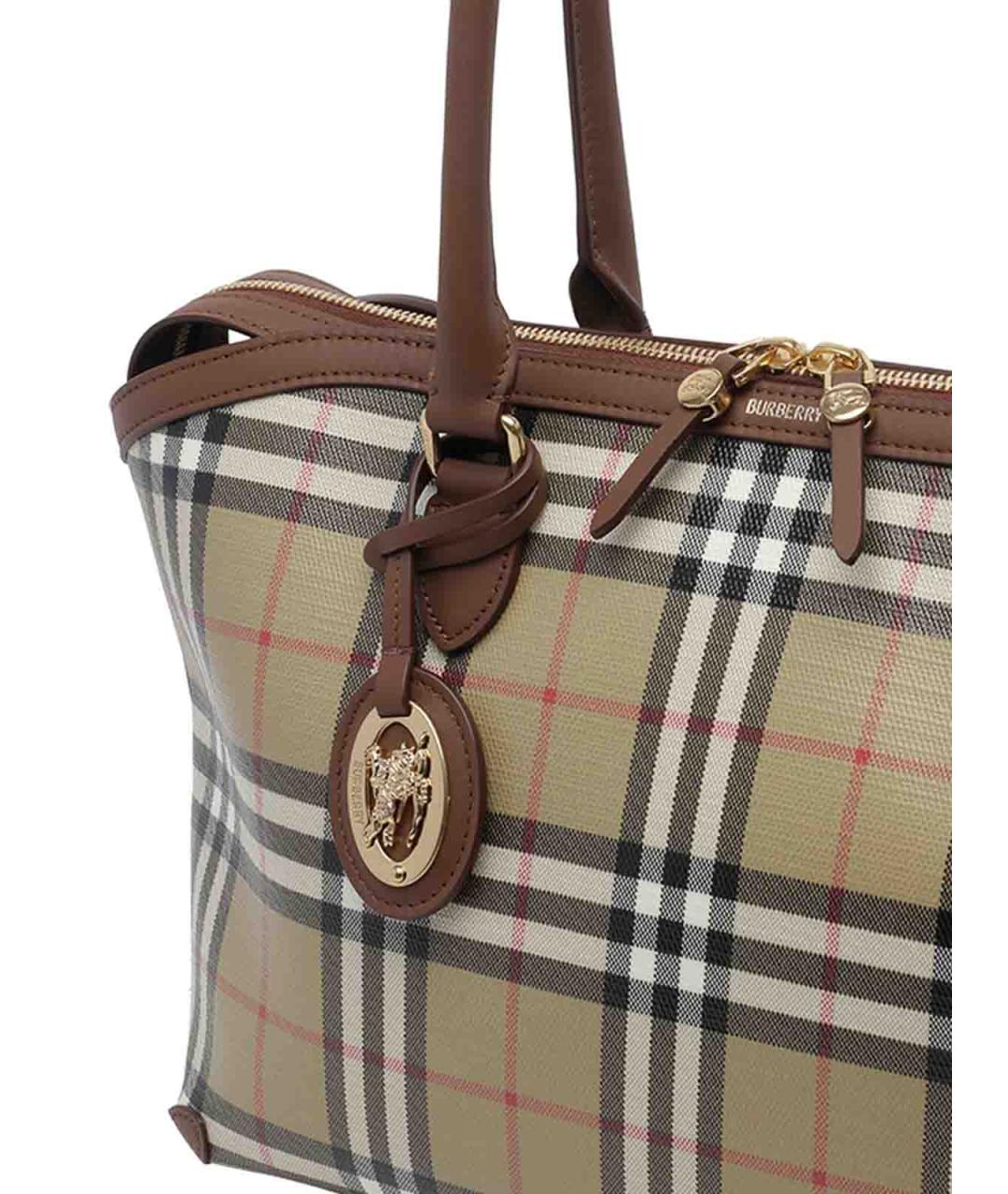 BURBERRY Мульти хлопковая сумка тоут, фото 4