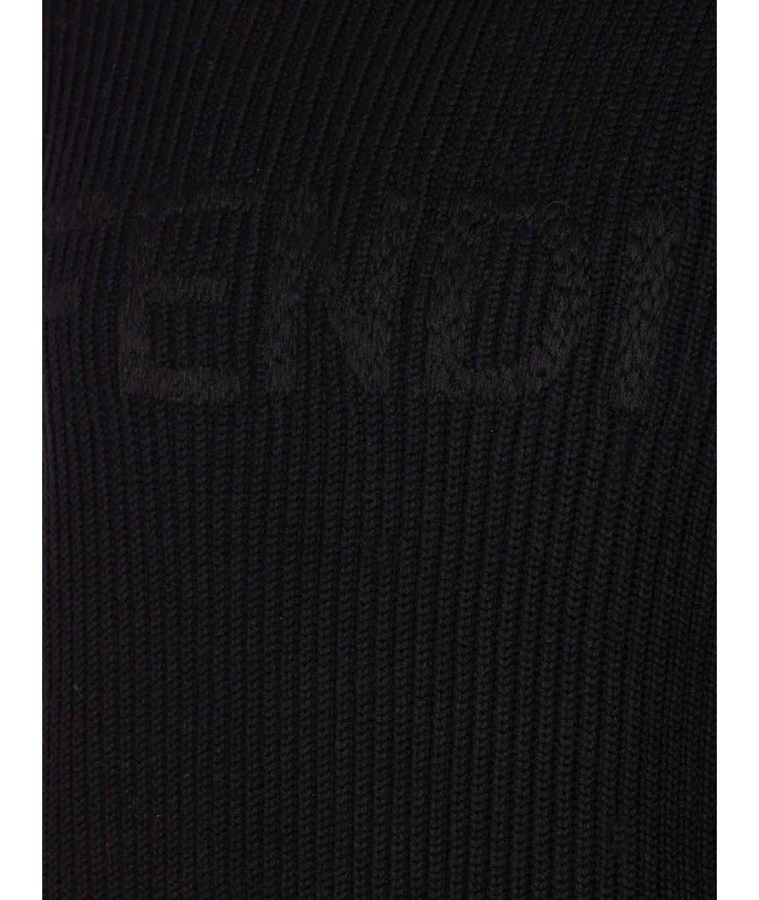 FENDI Черный шерстяной джемпер / свитер, фото 3