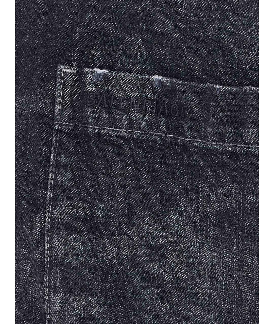 BALENCIAGA Черная полиэстеровая куртка, фото 3