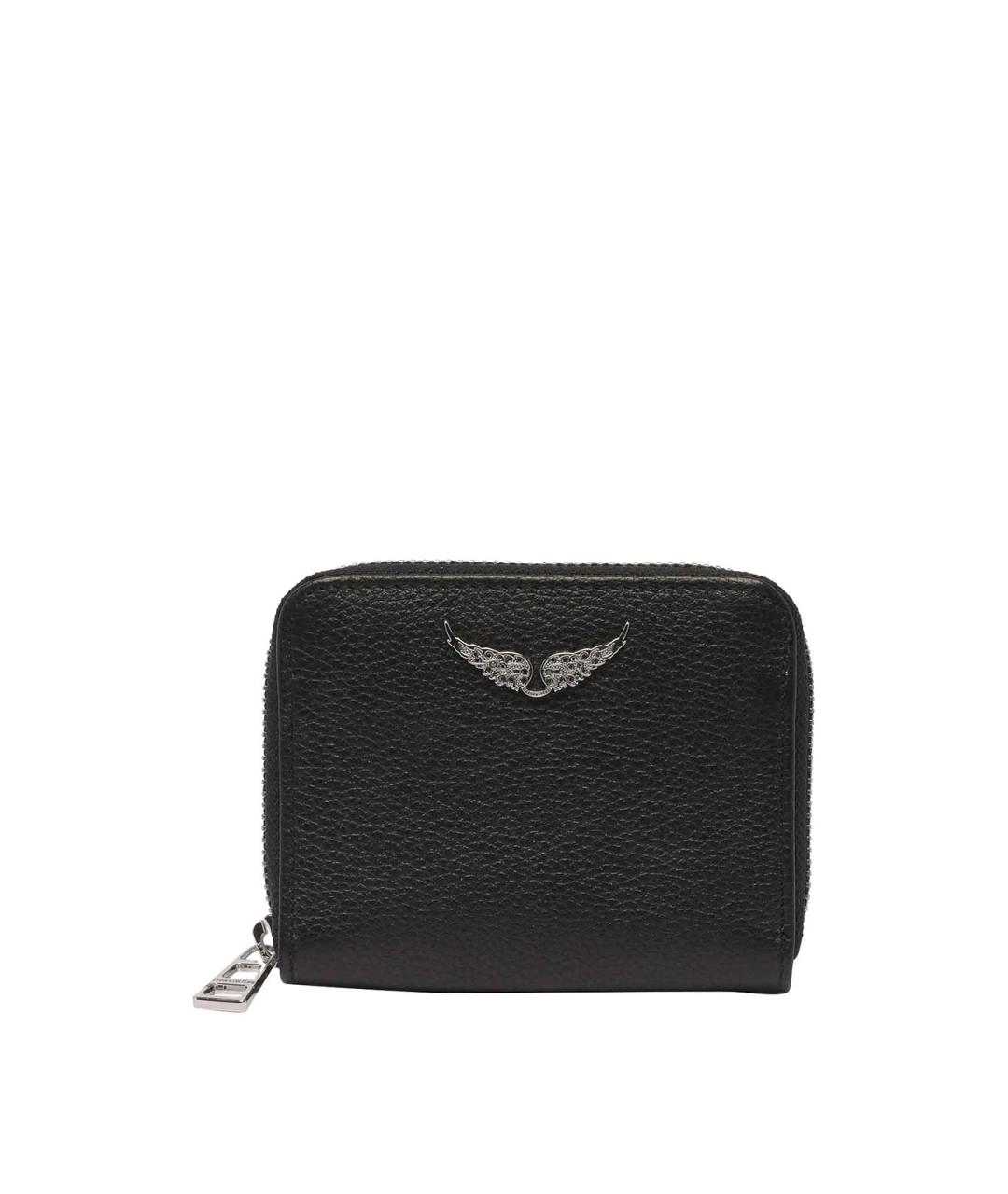 ZADIG & VOLTAIRE Черный кожаный кошелек, фото 1