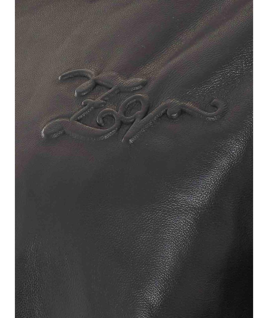 ZADIG & VOLTAIRE Черная кожаная куртка, фото 3