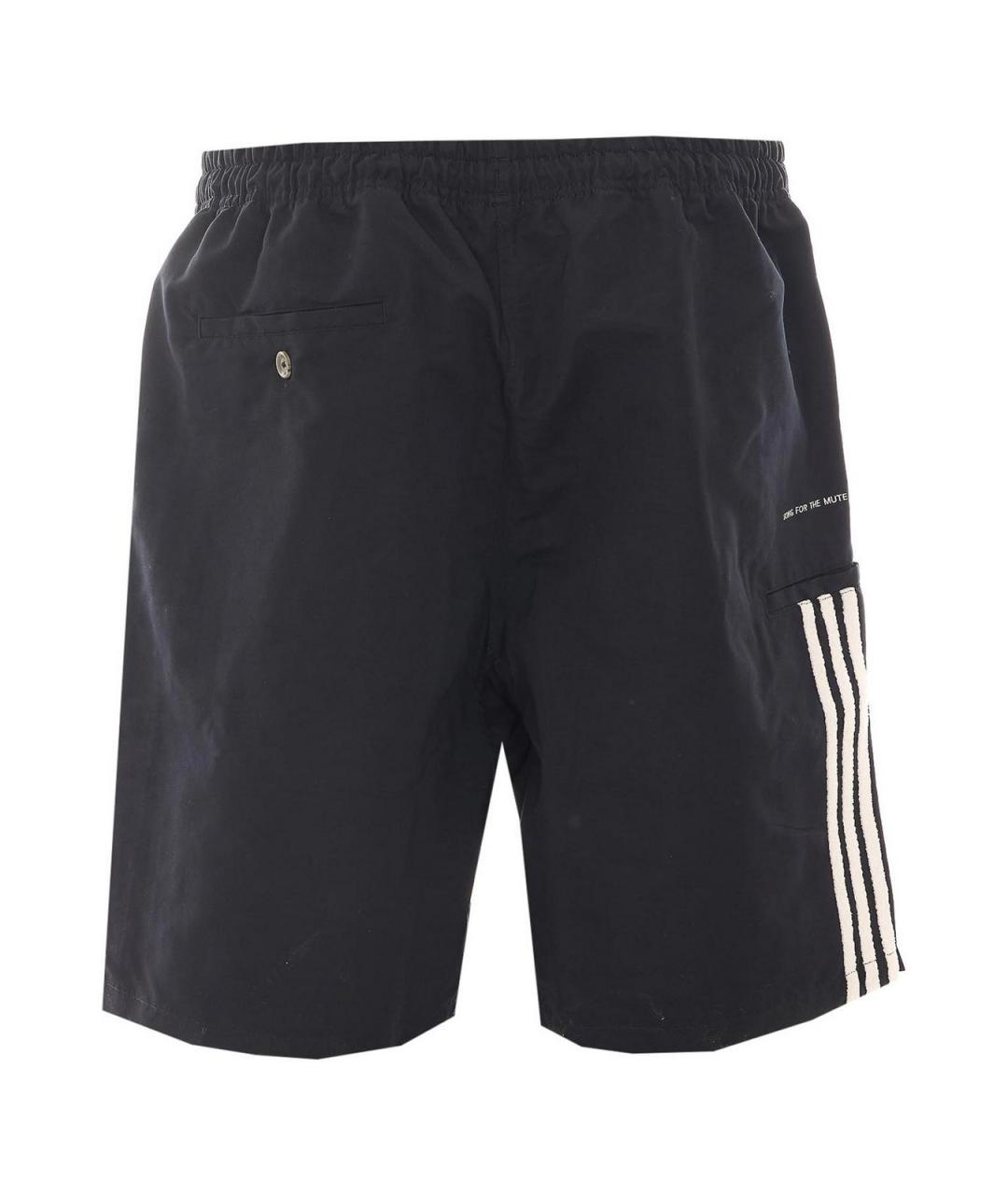 ADIDAS Черные полиэстеровые шорты, фото 2
