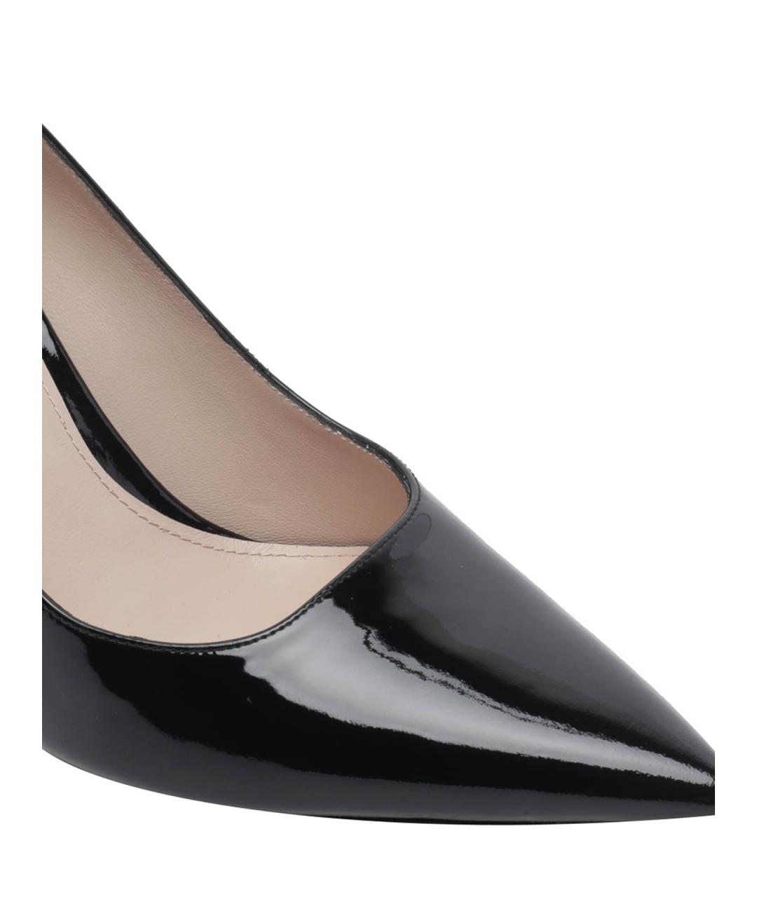 STUART WEITZMAN Черные кожаные туфли, фото 4