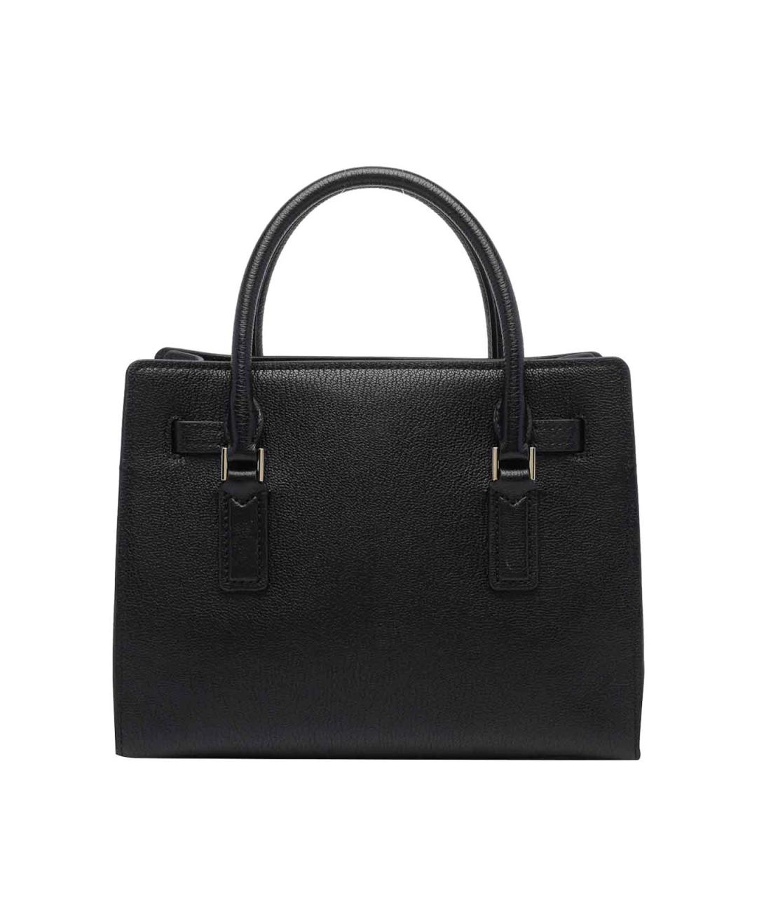 MICHAEL MICHAEL KORS Черная кожаная сумка через плечо, фото 3