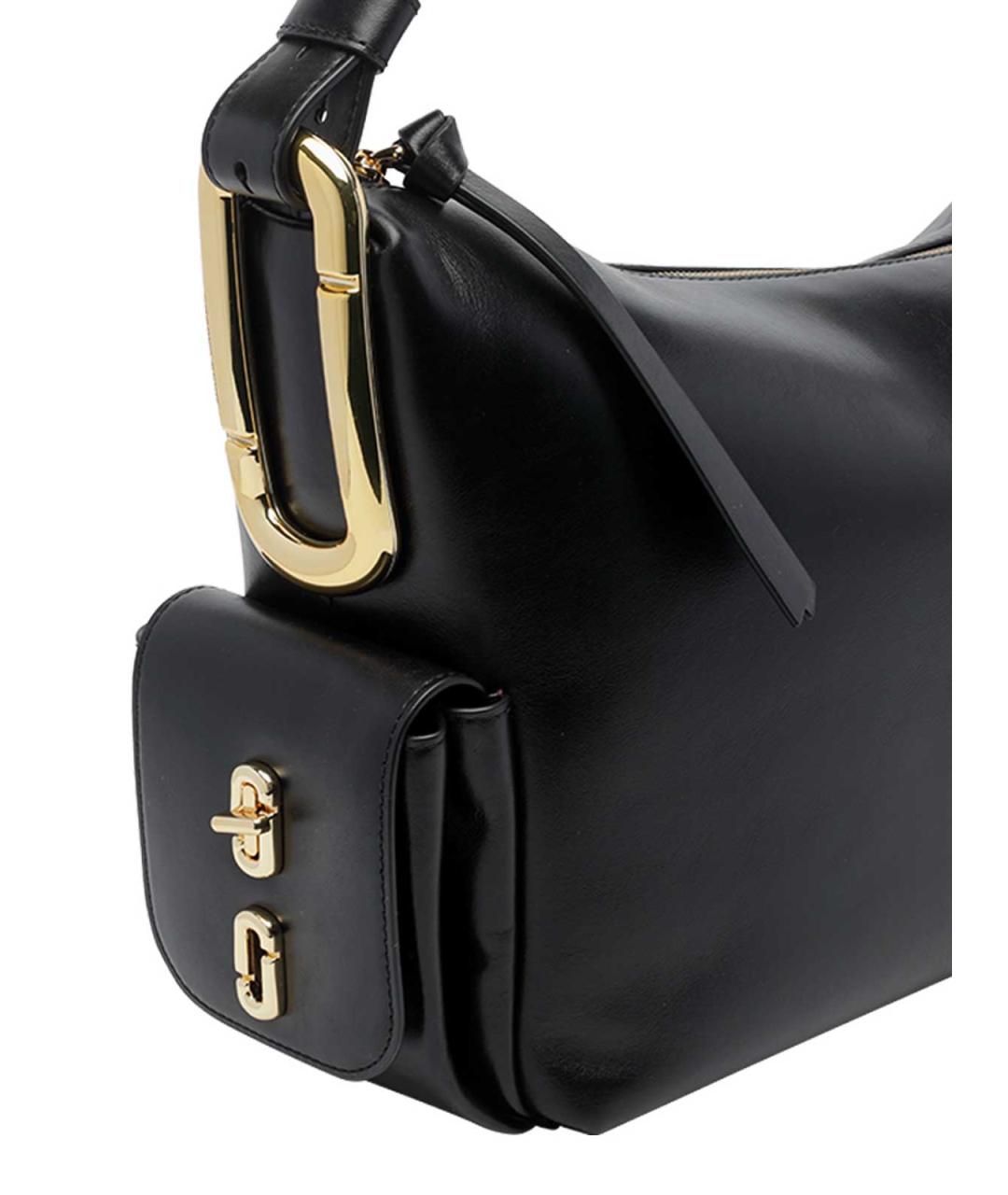 MARC JACOBS Черная кожаная сумка через плечо, фото 4