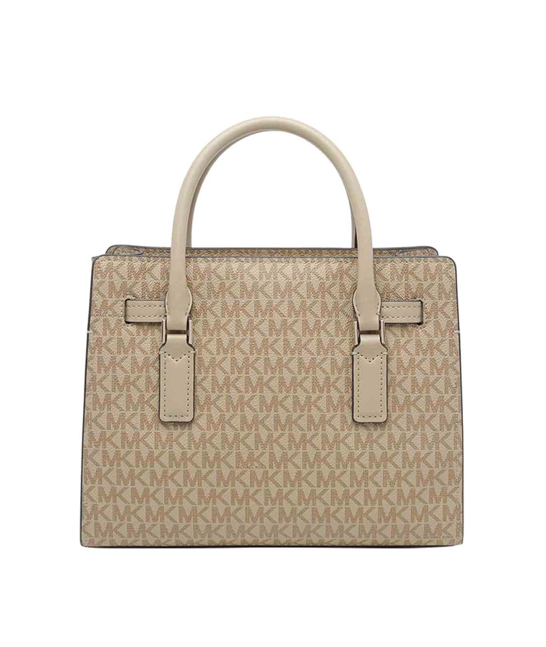 MICHAEL MICHAEL KORS Хаки кожаная сумка через плечо, фото 3