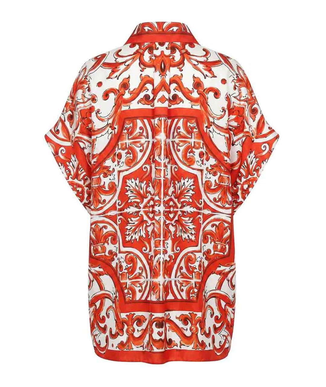 DOLCE&GABBANA Мульти шелковая рубашка, фото 2