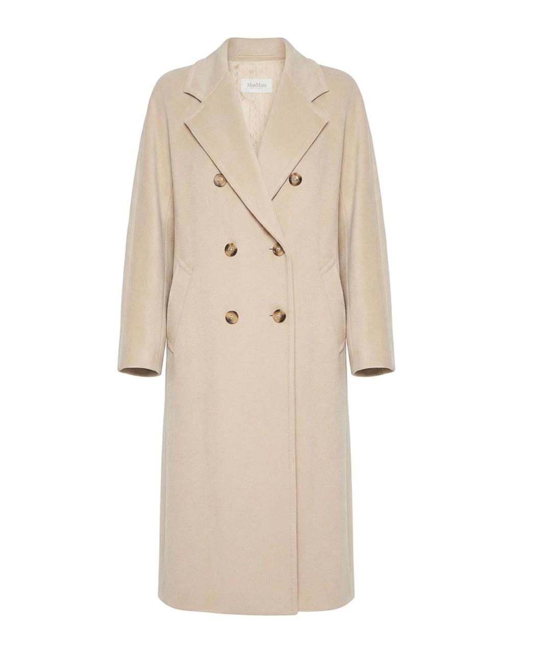 MAX MARA Бежевое кашемировое пальто, фото 1
