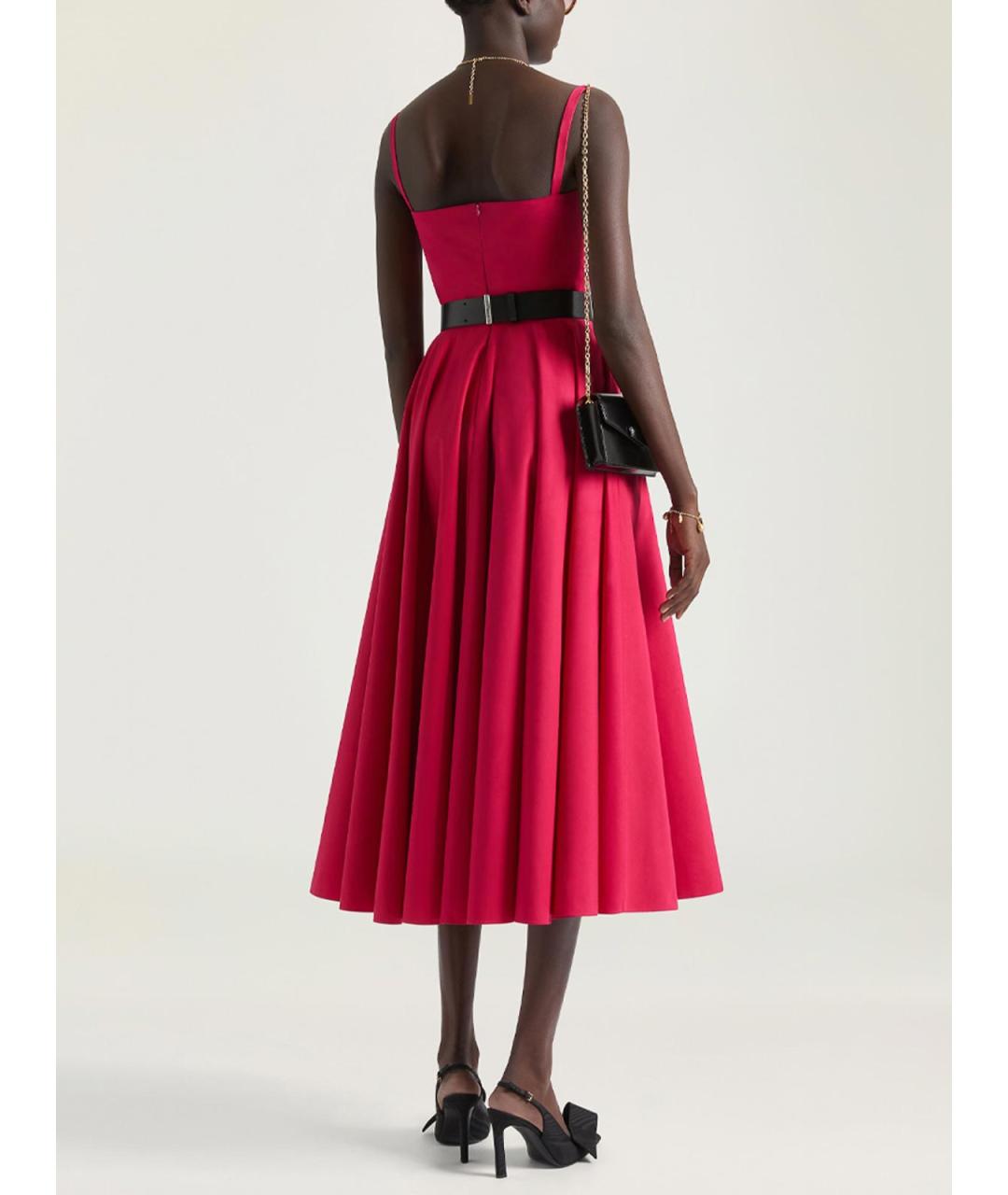 GIVENCHY Розовое хлопковое повседневное платье, фото 3