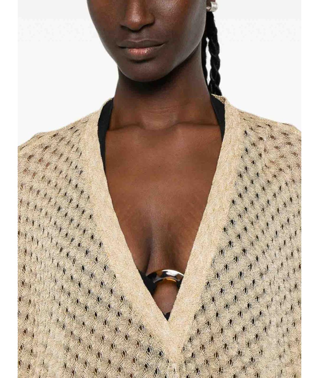 MISSONI Золотая вискозная туника, фото 4