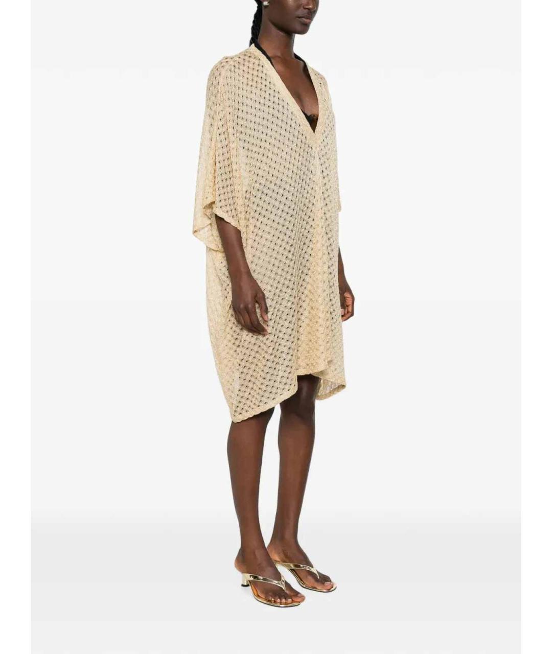 MISSONI Золотая вискозная туника, фото 2