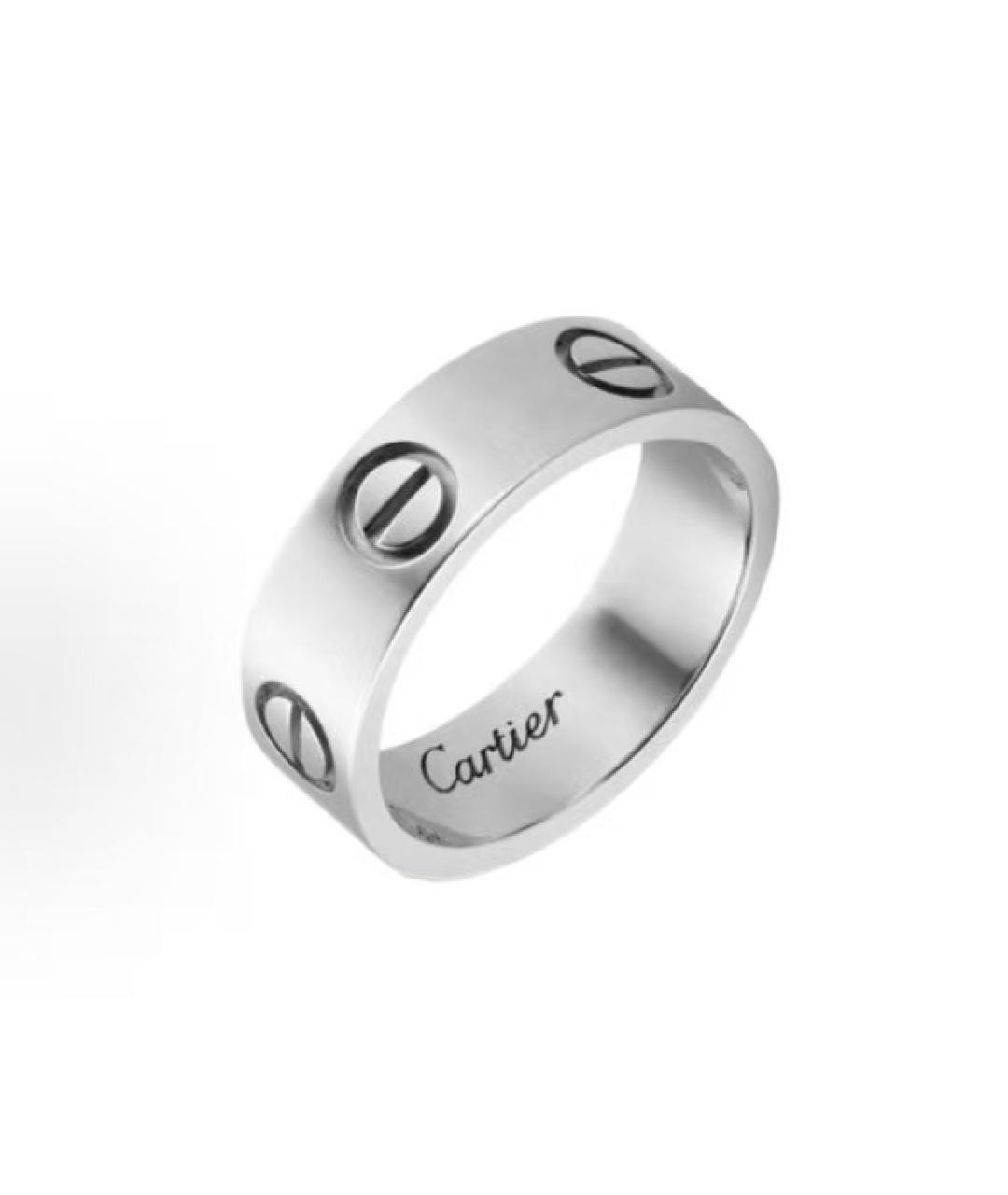 CARTIER Серебряное кольцо из белого золота, фото 2