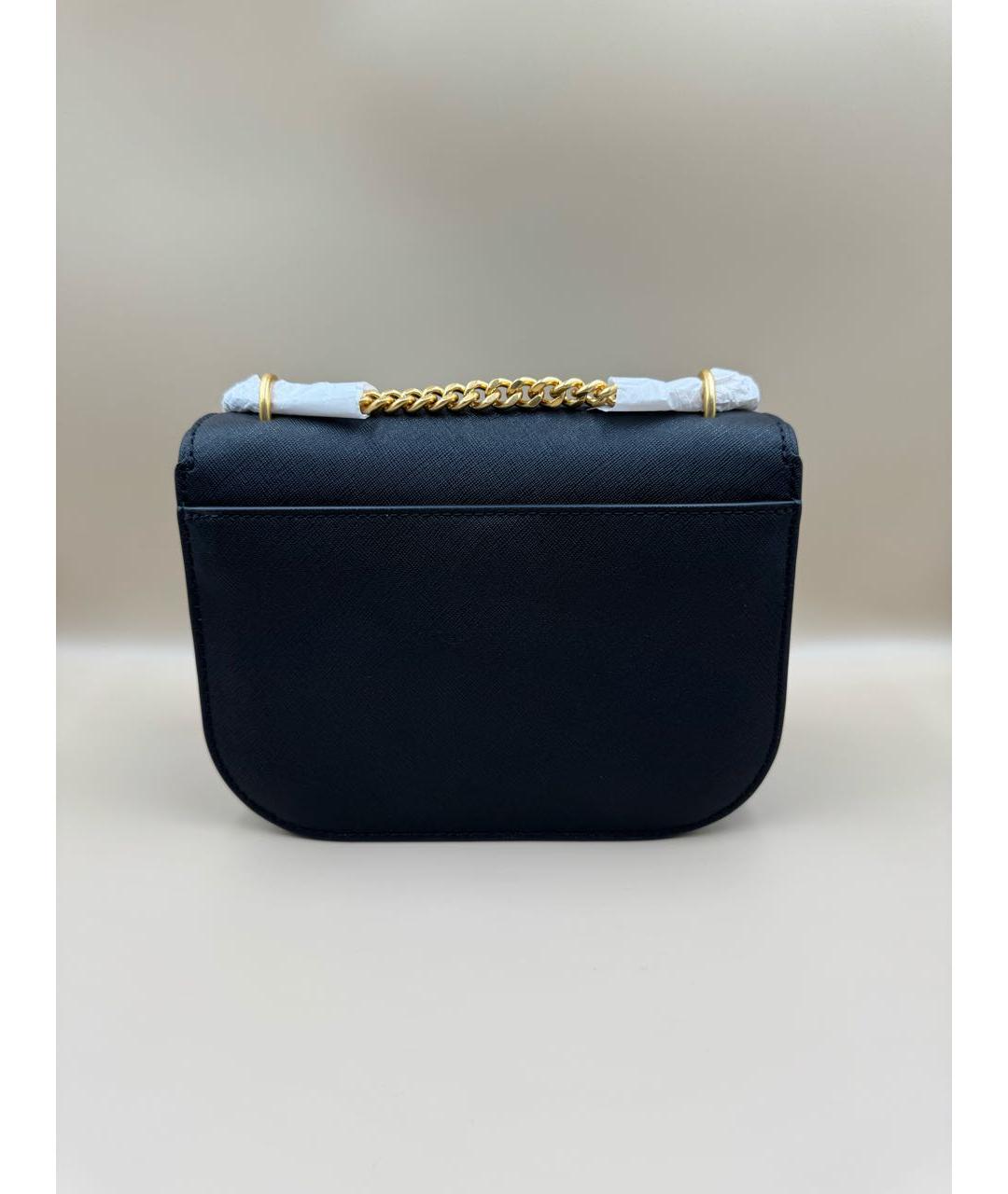 TORY BURCH Черная кожаная сумка через плечо, фото 2