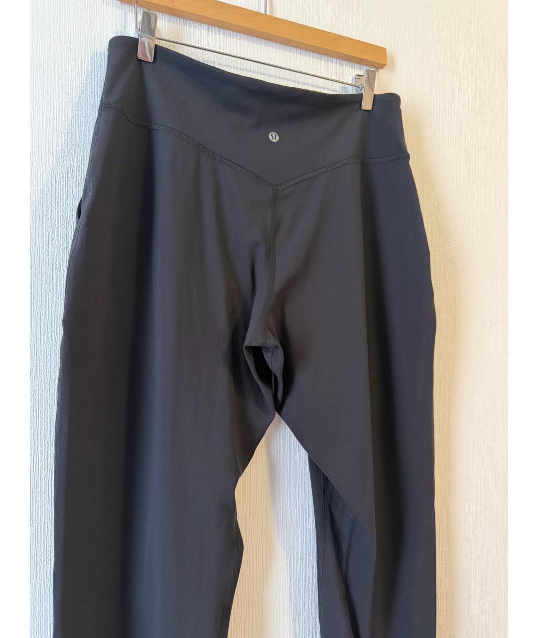 Lululemon Черные нейлоновые брюки широкие, фото 7