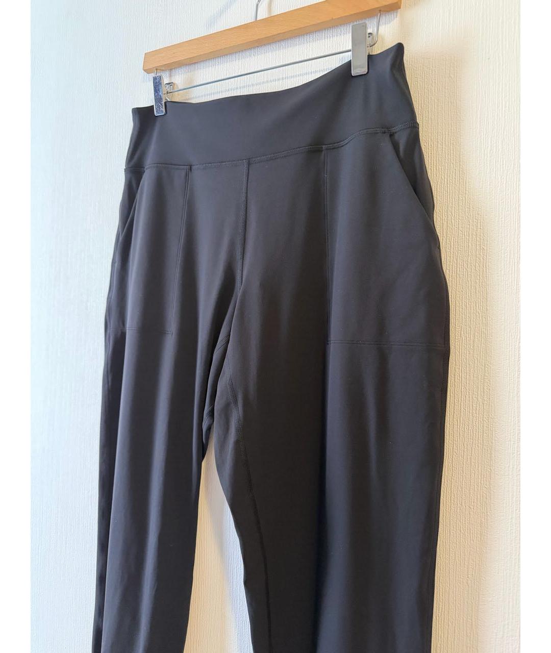 Lululemon Черные нейлоновые брюки широкие, фото 6