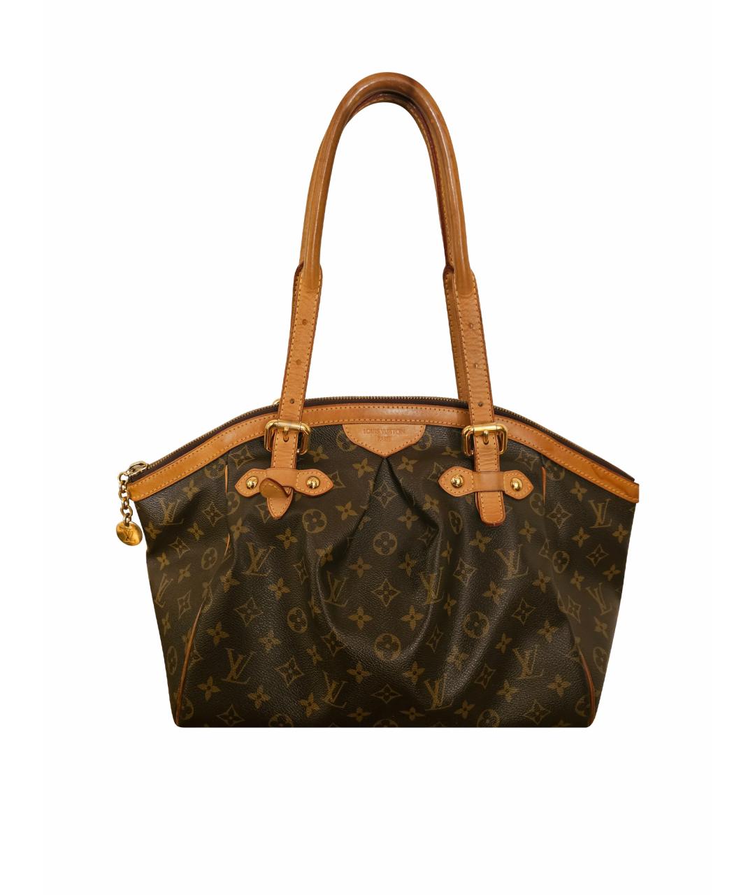 LOUIS VUITTON Коричневая канва сумка тоут, фото 1