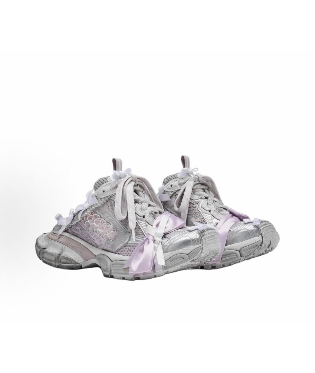 BALENCIAGA Белые текстильные кроссовки, фото 2