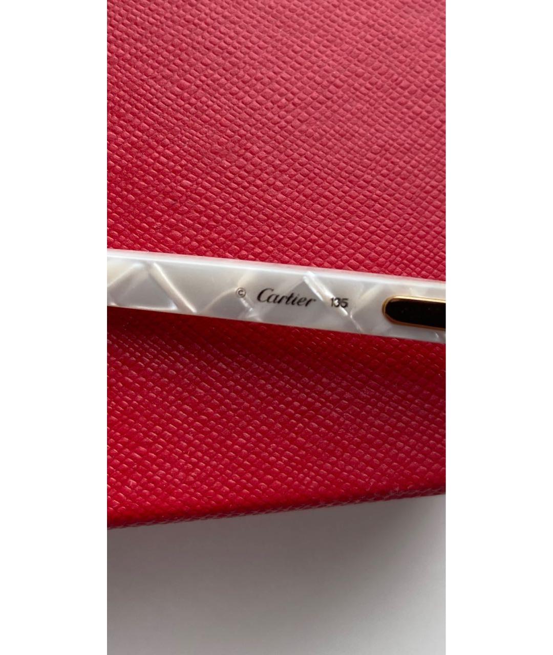 CARTIER Синие металлические солнцезащитные очки, фото 5