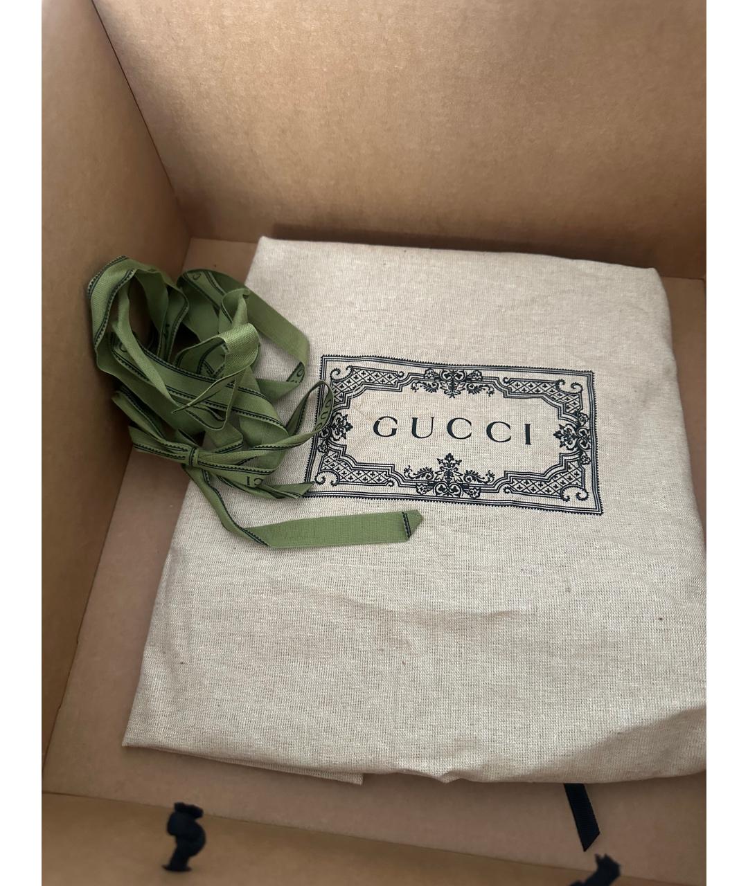 GUCCI Бежевая канва сумка с короткими ручками, фото 5