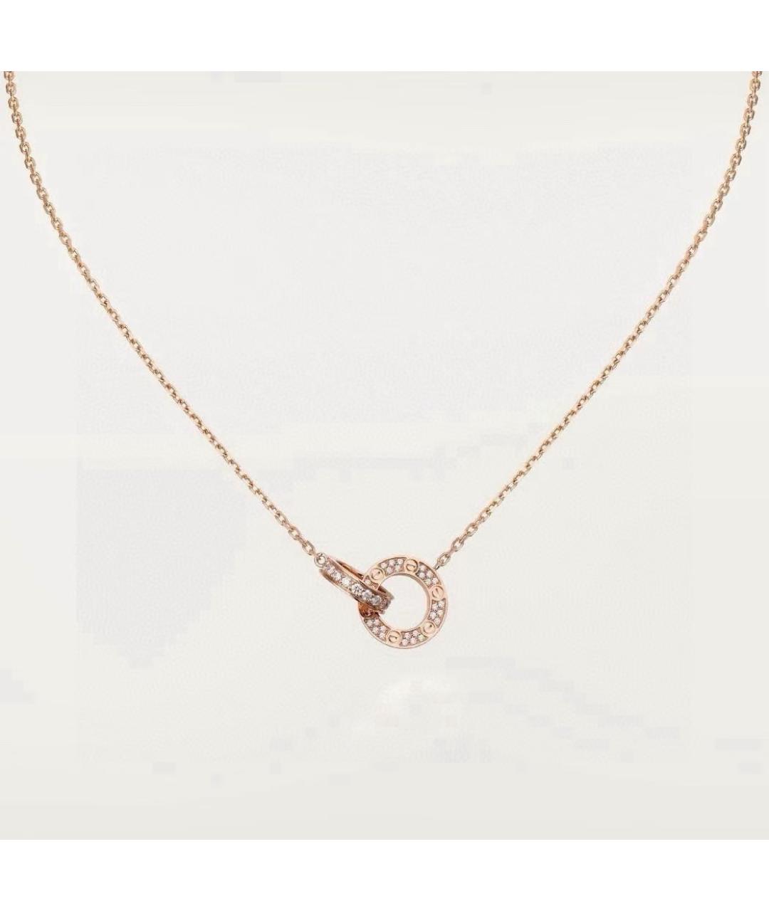 CARTIER Золотое колье из розового золота, фото 2