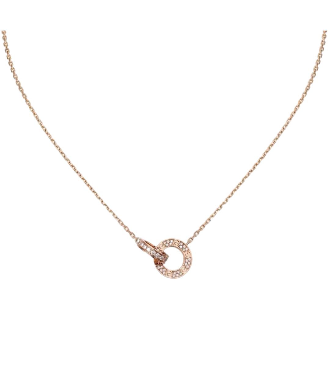 CARTIER Золотое колье из розового золота, фото 1
