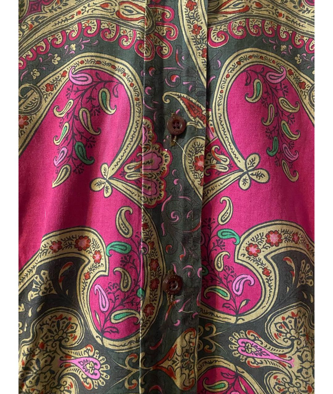 ETRO Фуксия хлопковая рубашка, фото 4