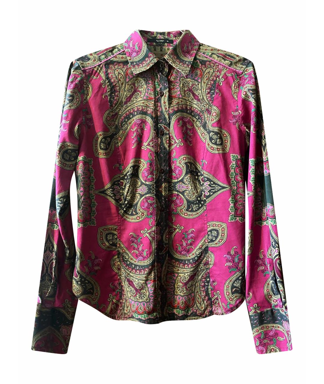 ETRO Фуксия хлопковая рубашка, фото 1